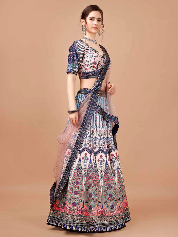 Radiant Elegance: Swarovski-Studded Lehengas for Every Celebration - qivii