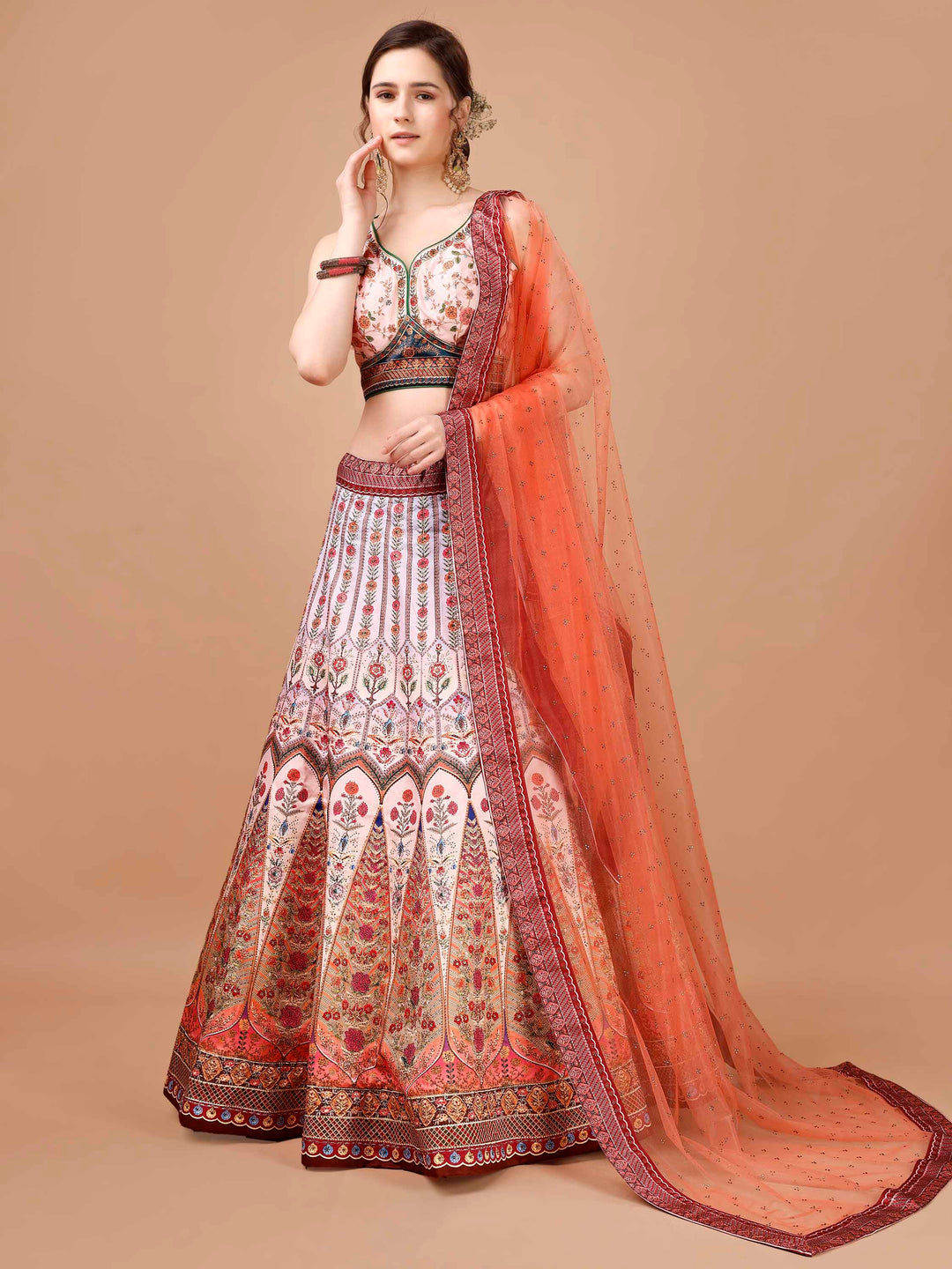 Dazzling Elegance: Swarovski Embellished Designer Lehengas for Every Occasion - qivii