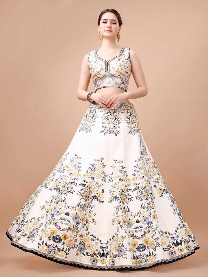 Radiant Elegance: Swarovski-Embellished Lehengas for Every Celebration - qivii