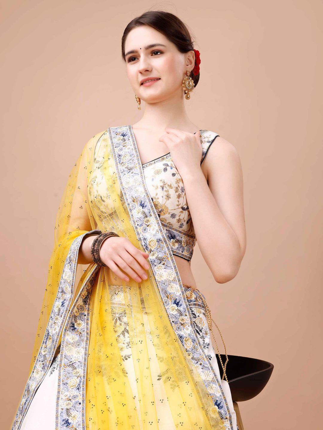 Radiant Elegance: Swarovski-Embellished Lehengas for Every Celebration - qivii