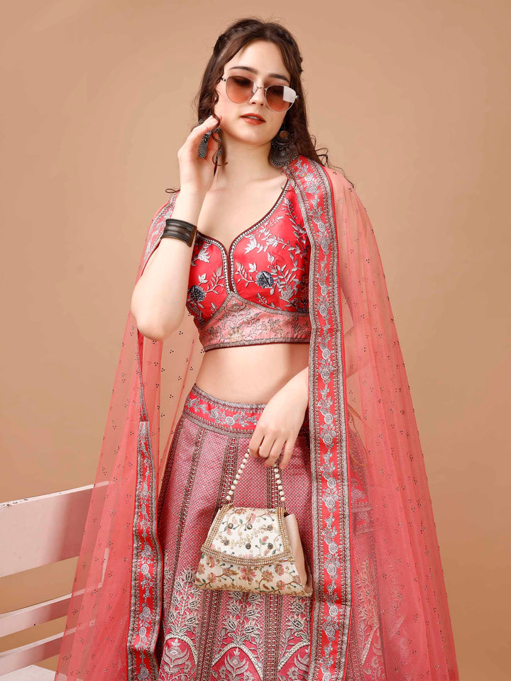 Crystal Radiance: Swarovski Designer Lehenga Collection for Every Occasion - qivii