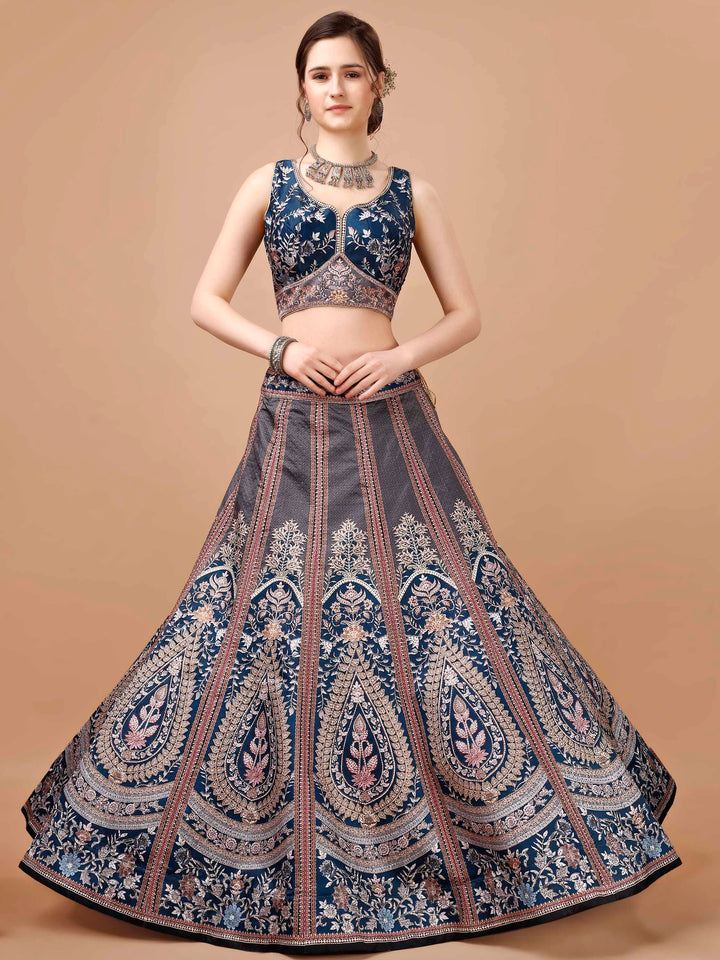 Swarovski Sparkle: Luxe Lehengas for Every Occasion - qivii
