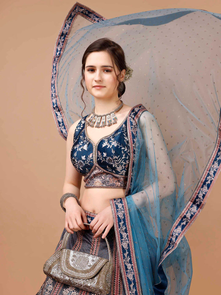 Swarovski Sparkle: Luxe Lehengas for Every Occasion - qivii
