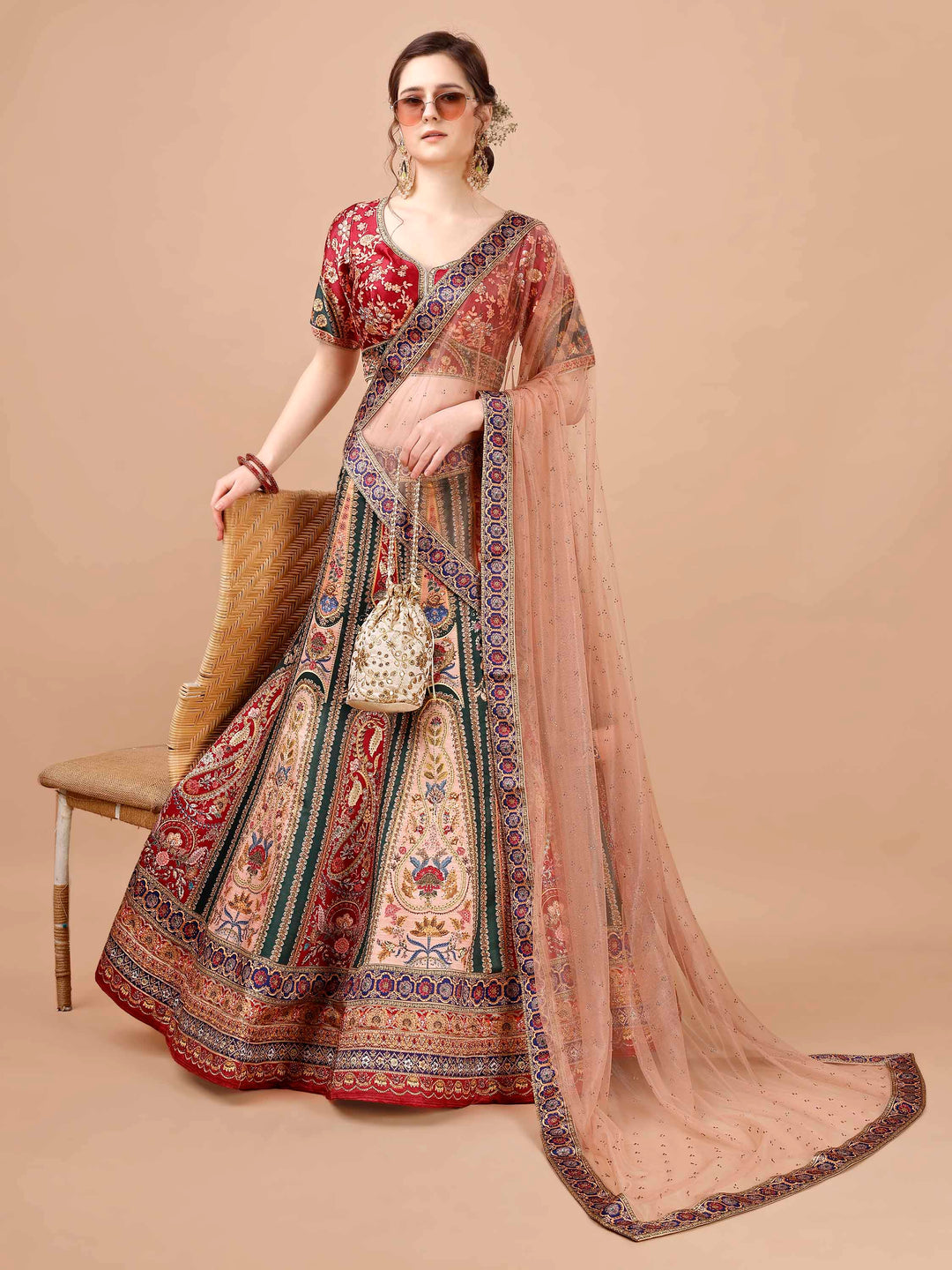 Sparkling Elegance: Swarovski Designer Lehengas for Every Occasion - qivii