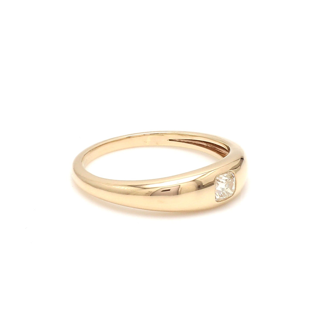 Diamond Cushion Mini Chunky Ring - qivii