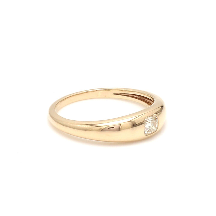 Diamond Cushion Mini Chunky Ring - qivii