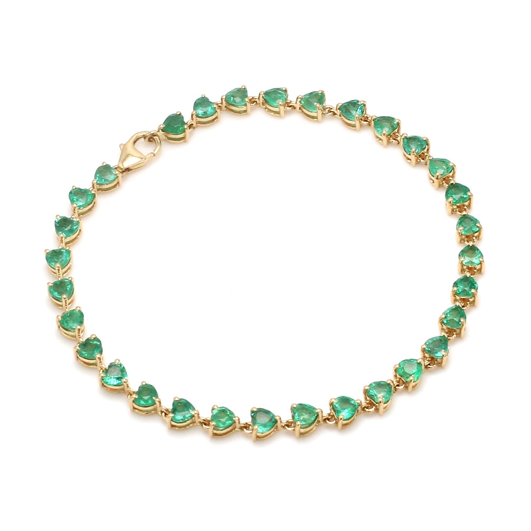 Emerald Heart Bracelet - qivii