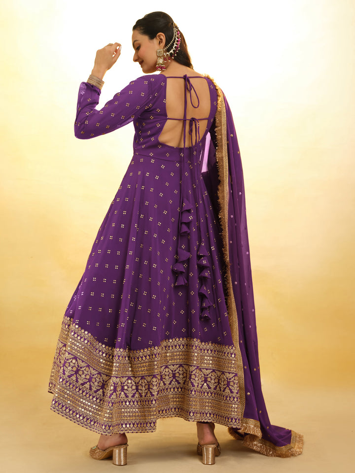 Perfect purple suit for festivals, functions, and special events
