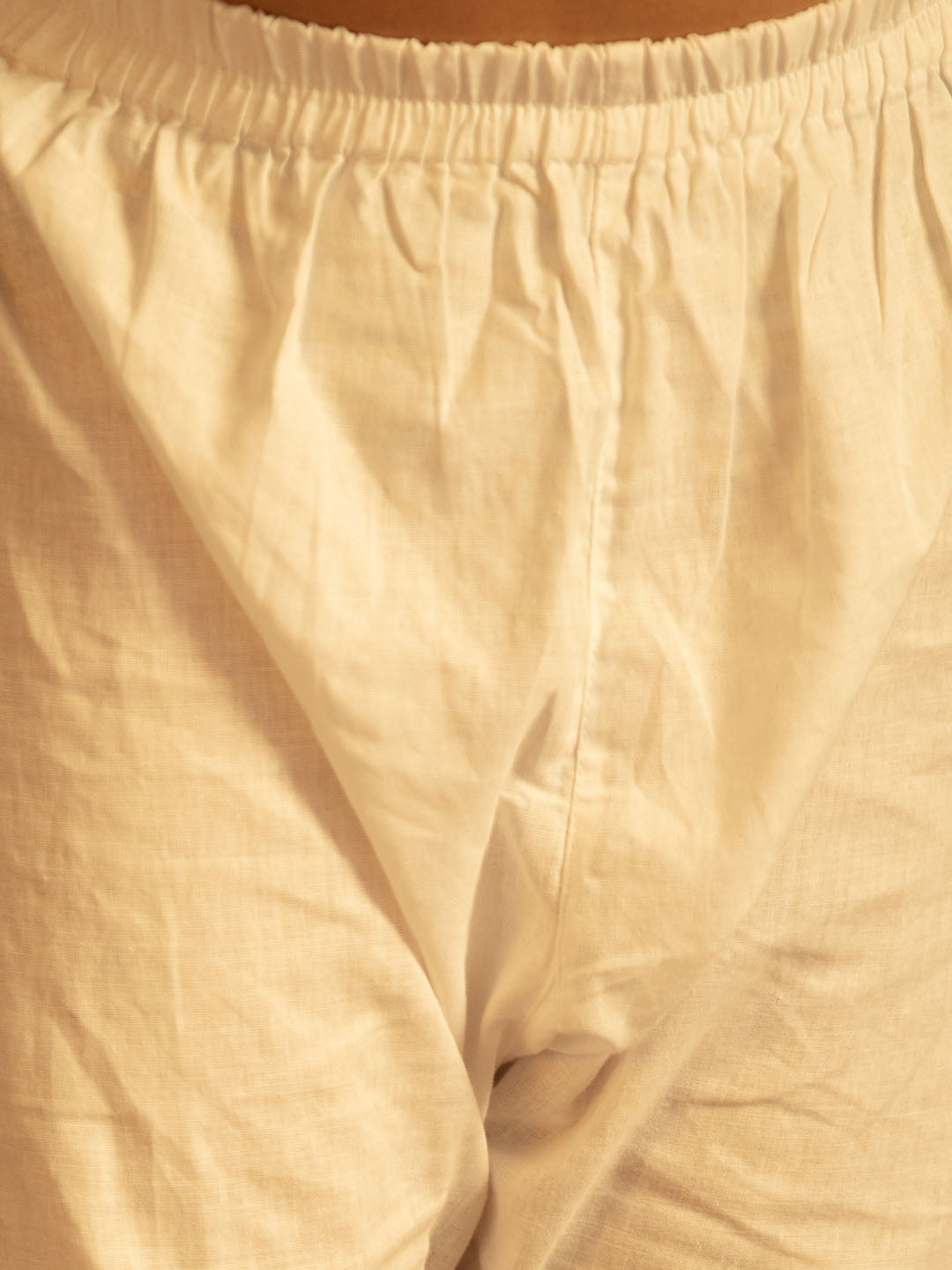 VASTRAMAY Boys' Cream And Cream Ethnic Mirror Combo Set - qivii