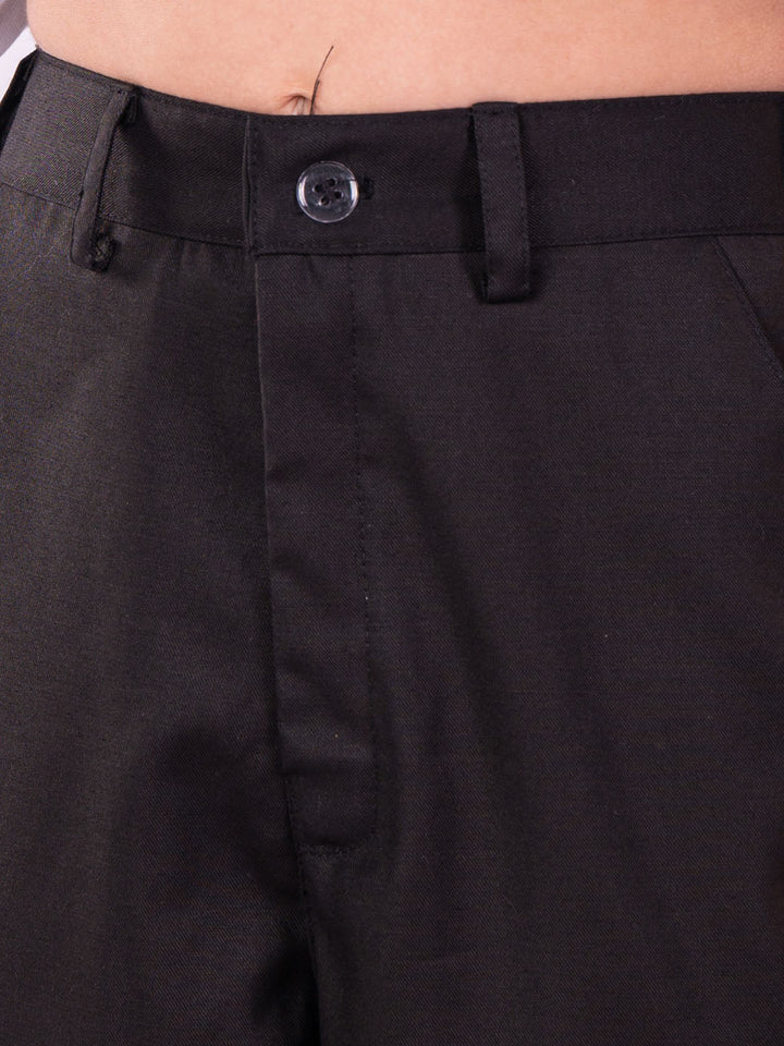 VASTRAMAY Boys' Black Jodhpuri, Kurta and Pyjama Set - qivii