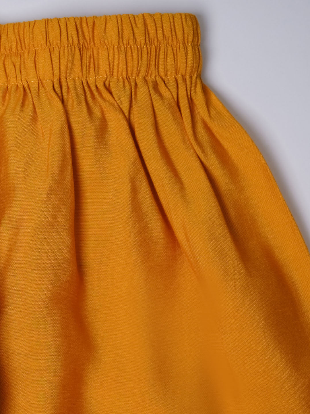 VASTRAMAY Boys' Mustard Jacket, Kurta and Pyjama Set - qivii