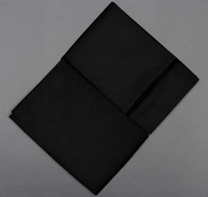 Boys' Black Viscose Kurta Lungi And Safa set - qivii