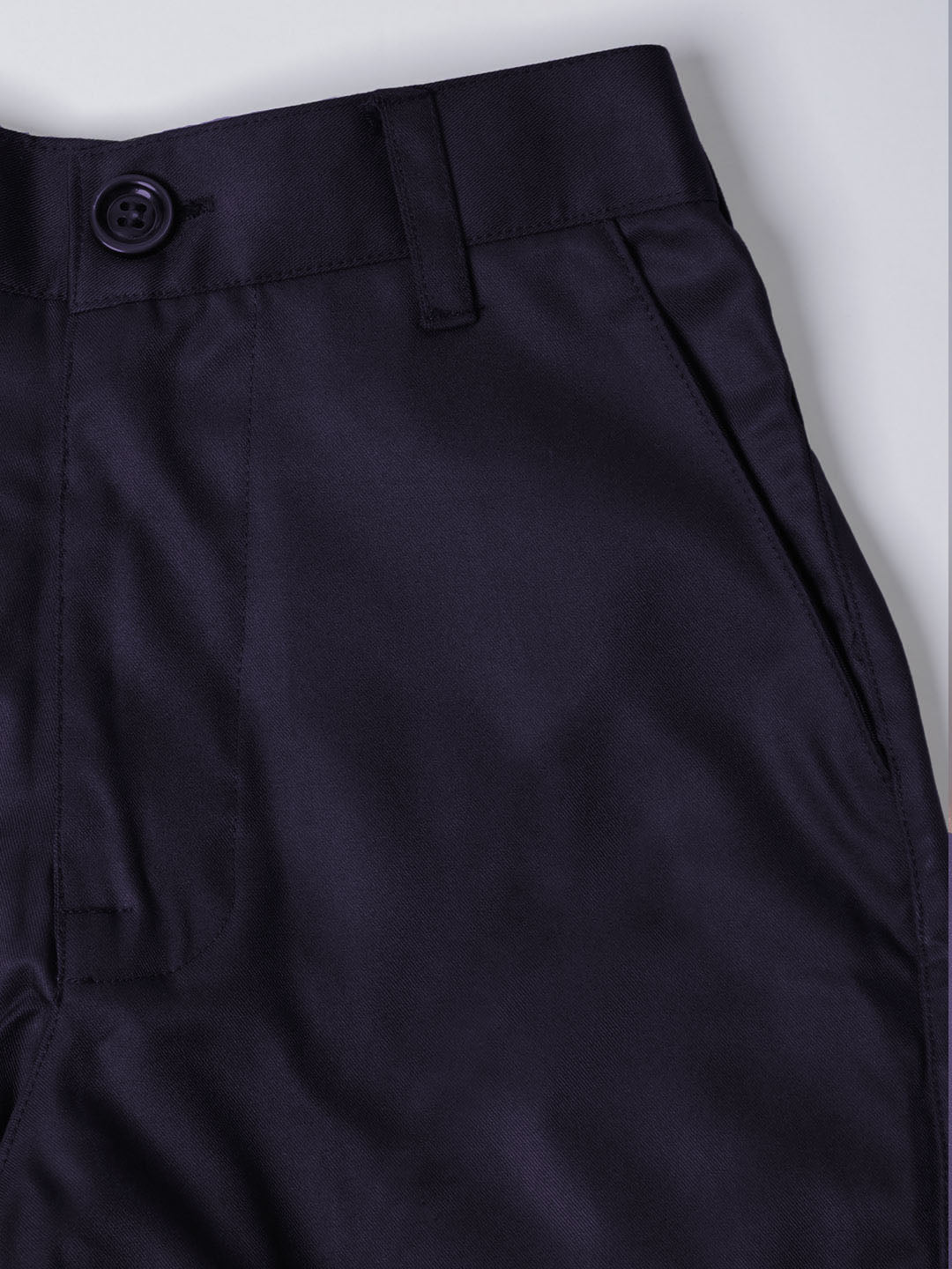 VASTRAMAY Boys' Navy Blue Open Indowestern set - qivii