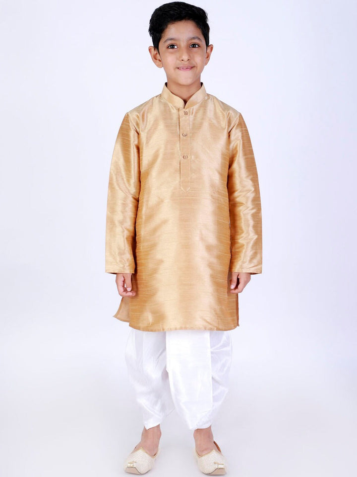 VASTRAMAY Boys White Solid Dhoti Pants - qivii