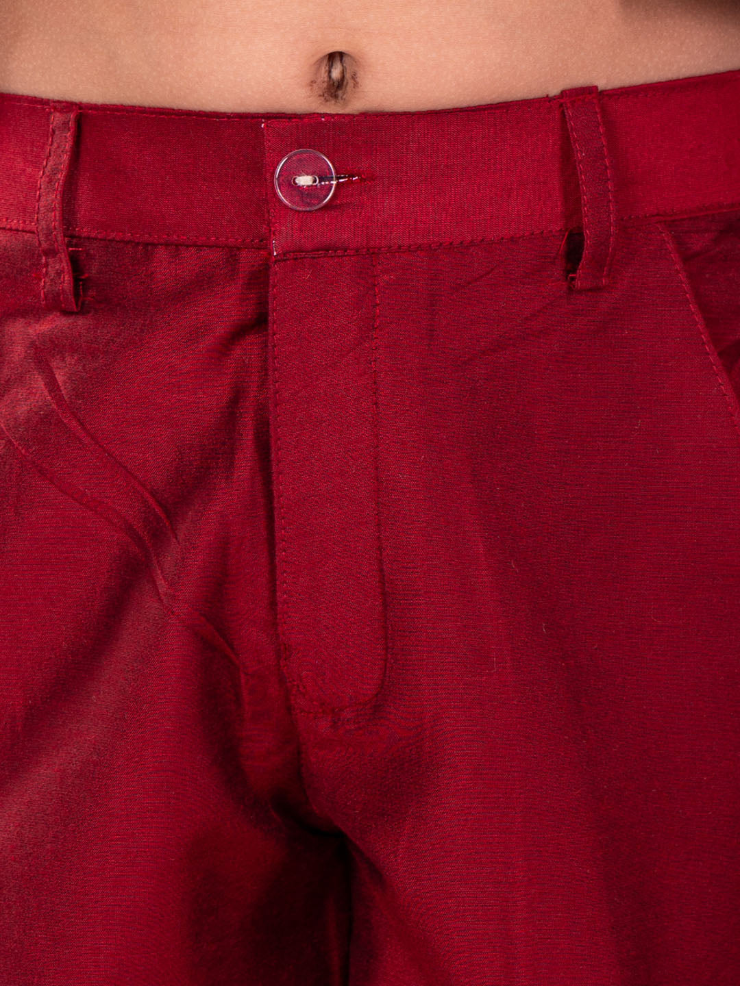 VASTRAMAY Boys' Maroon Sherwani Set - qivii