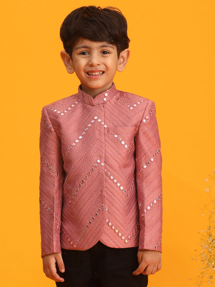 VASTRAMAY Boys' Onion Jodhpuri - qivii