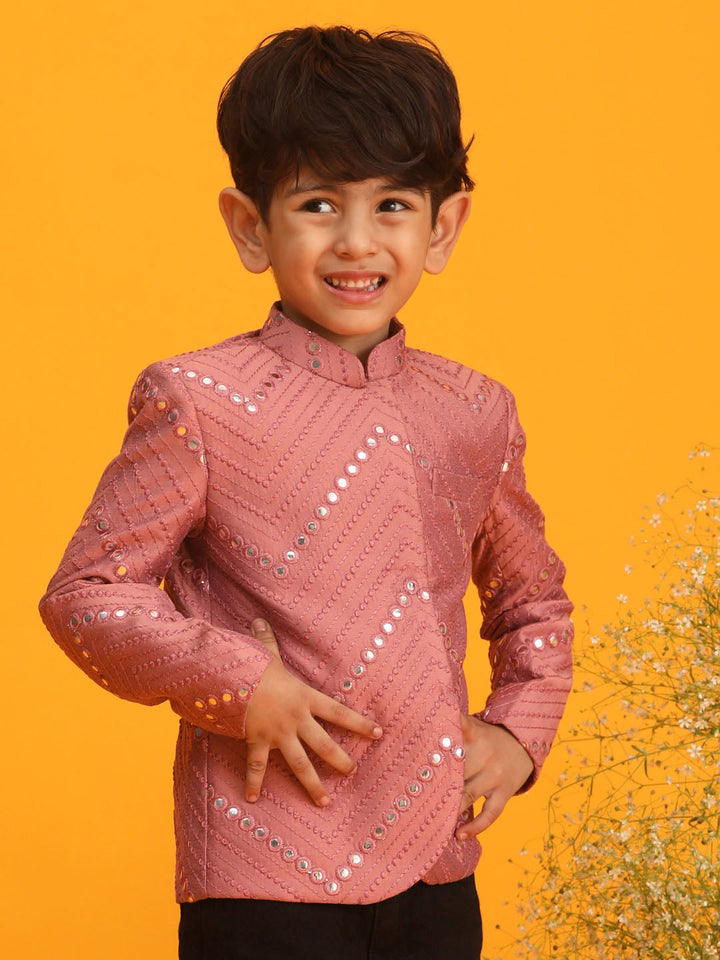 VASTRAMAY Boys' Onion Jodhpuri - qivii