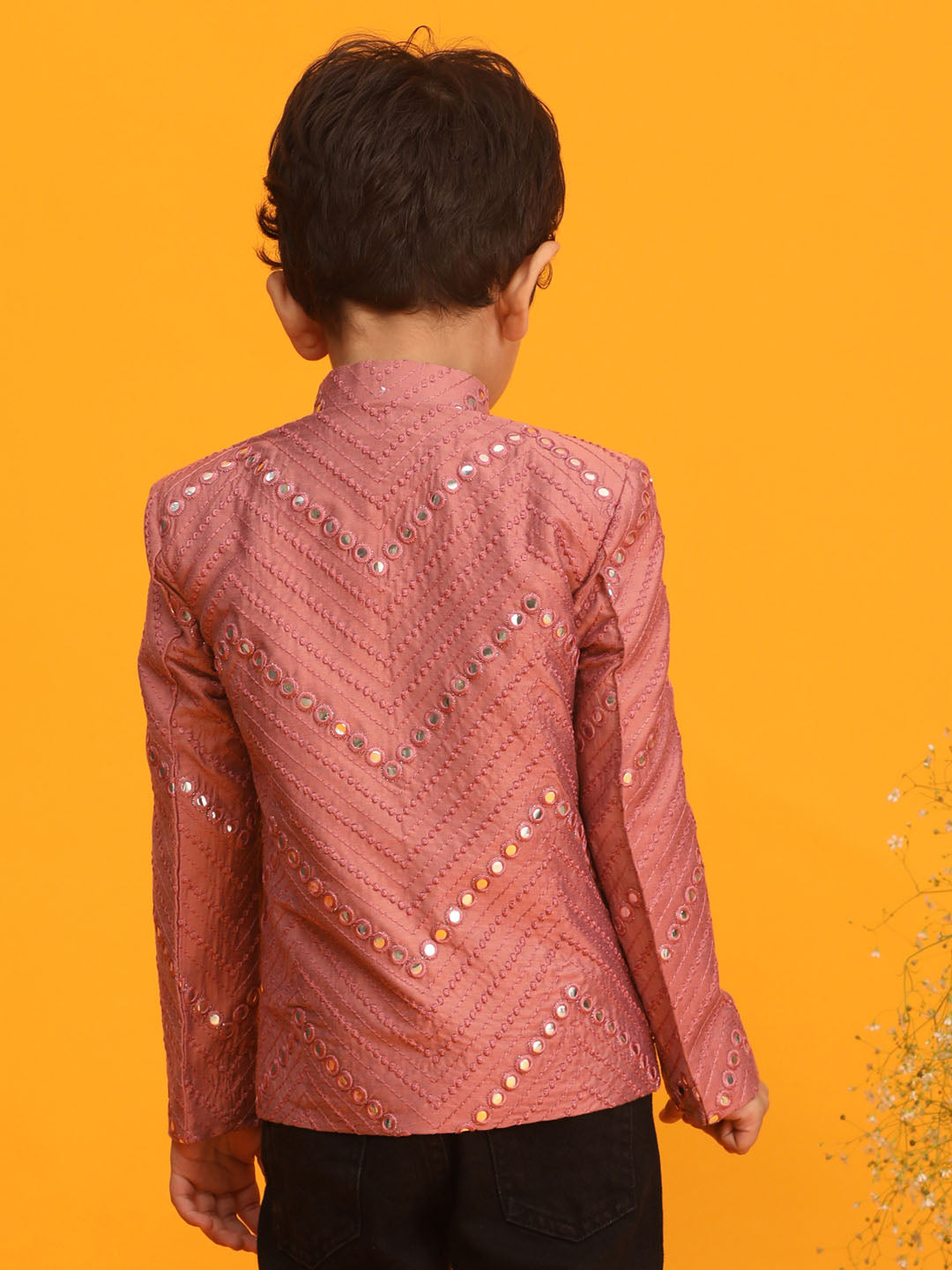 VASTRAMAY Boys' Onion Jodhpuri - qivii