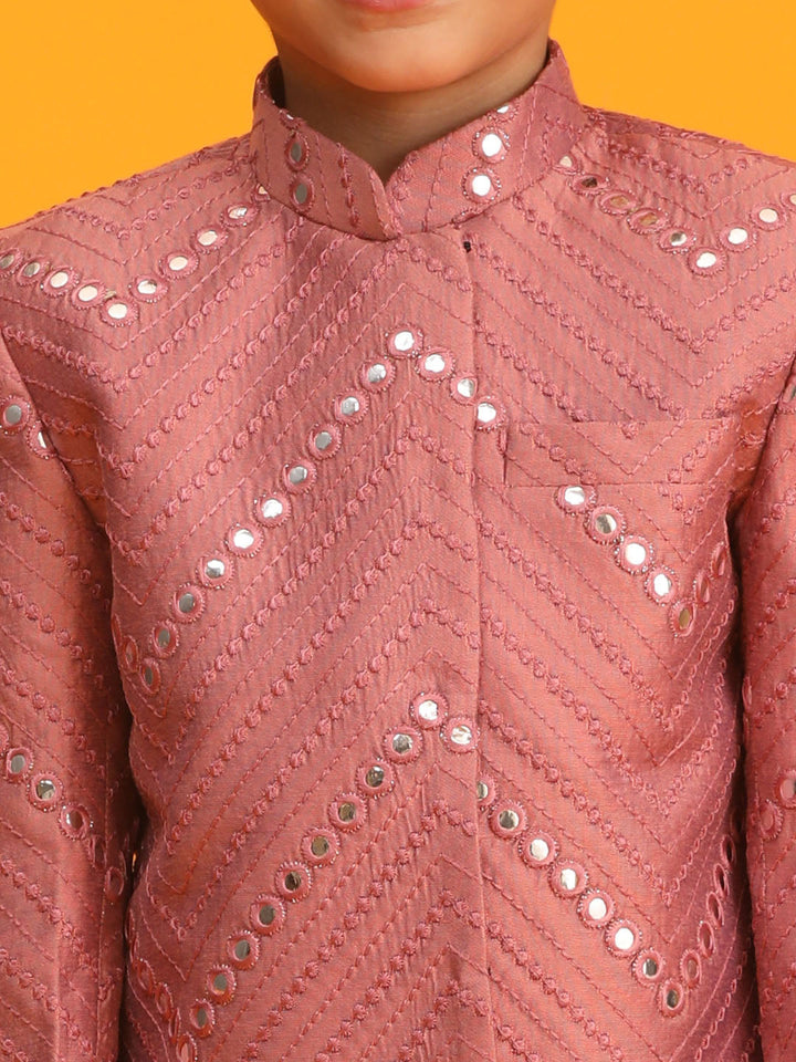 VASTRAMAY Boys' Onion Jodhpuri - qivii