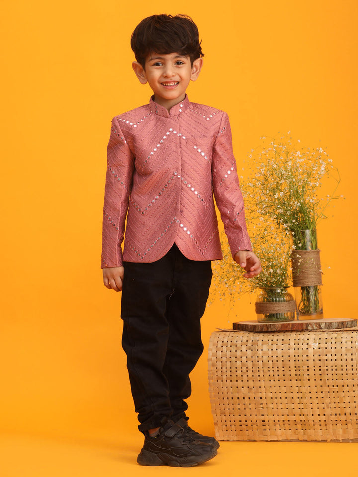 VASTRAMAY Boys' Onion Jodhpuri - qivii