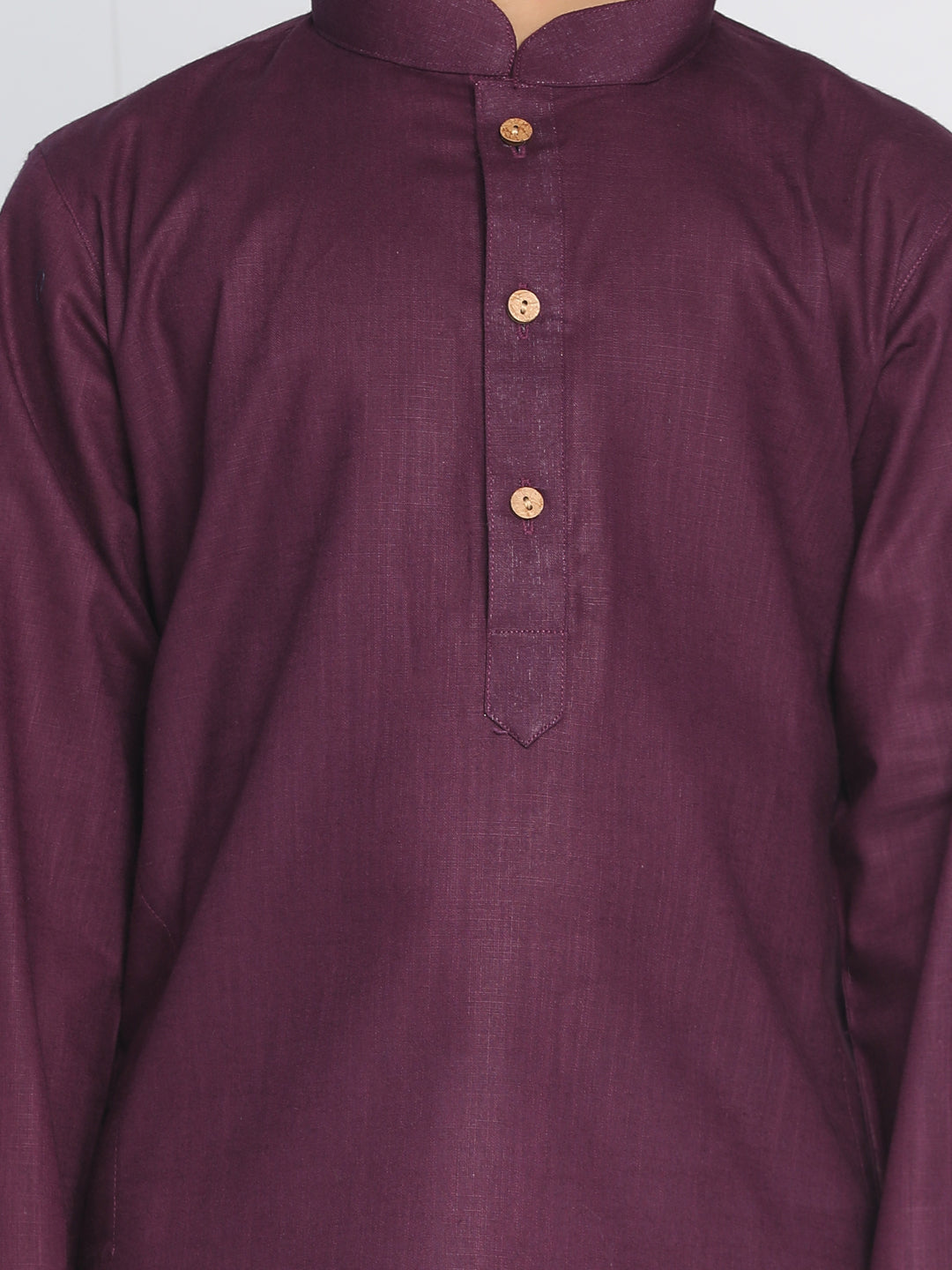 VASTRAMAY Boys Purple Kurta And Dhoti Set - qivii
