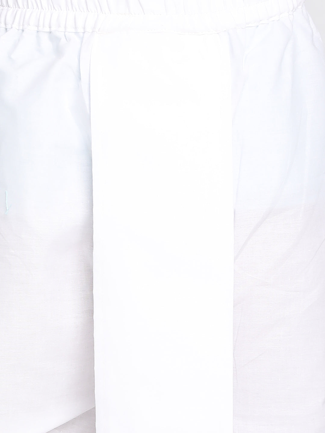 VASTRAMAY Boys' White Kurta And Dhoti Set - qivii