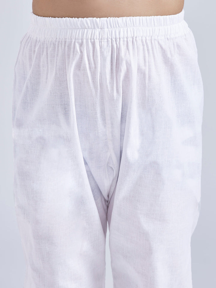 VASTRAMAY Boys' Black Kurta And Pyjama Set - qivii