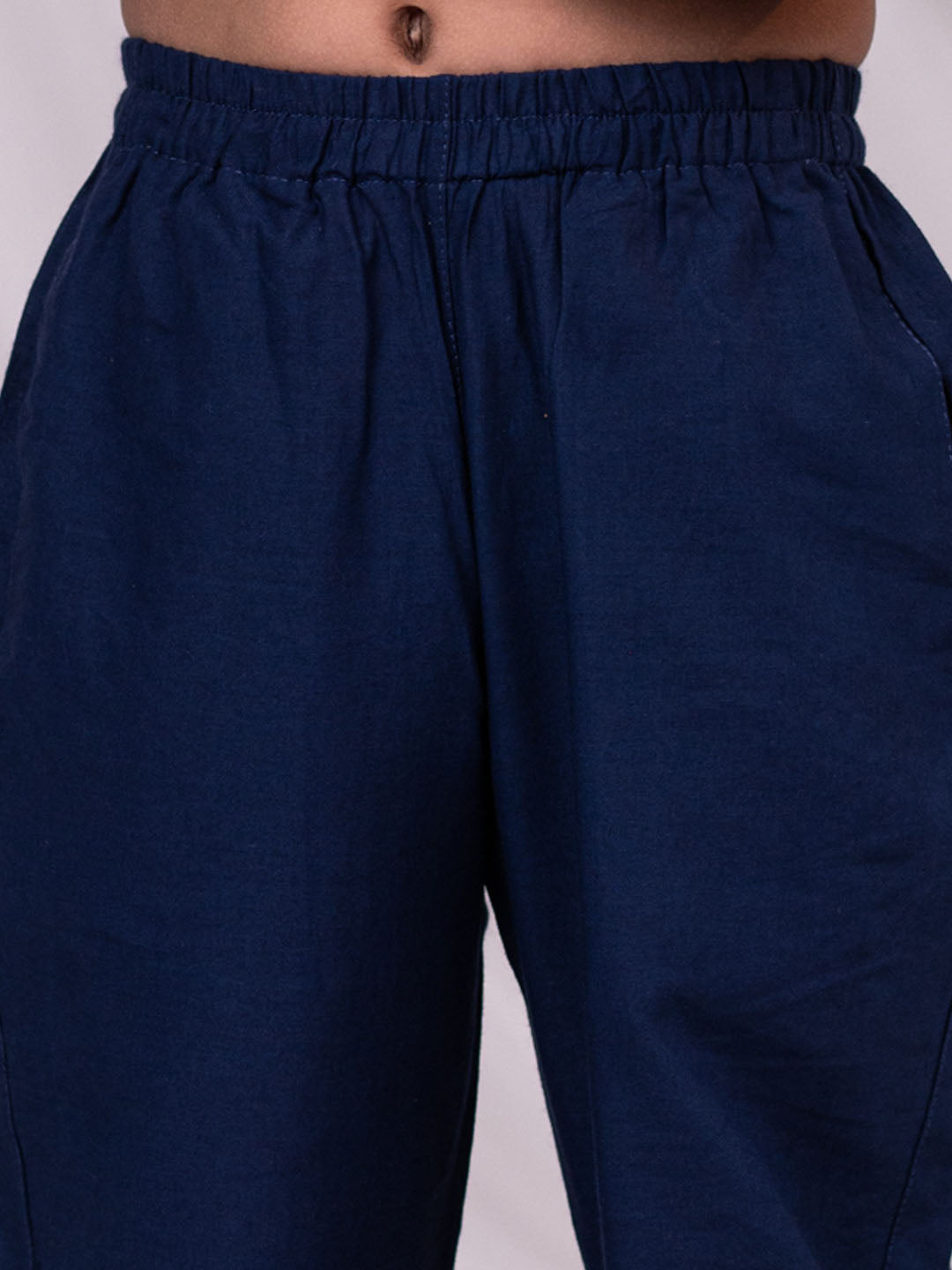 VASTRAMAY Boys' Rust Brown Floral Kurta Pyjama Set - qivii