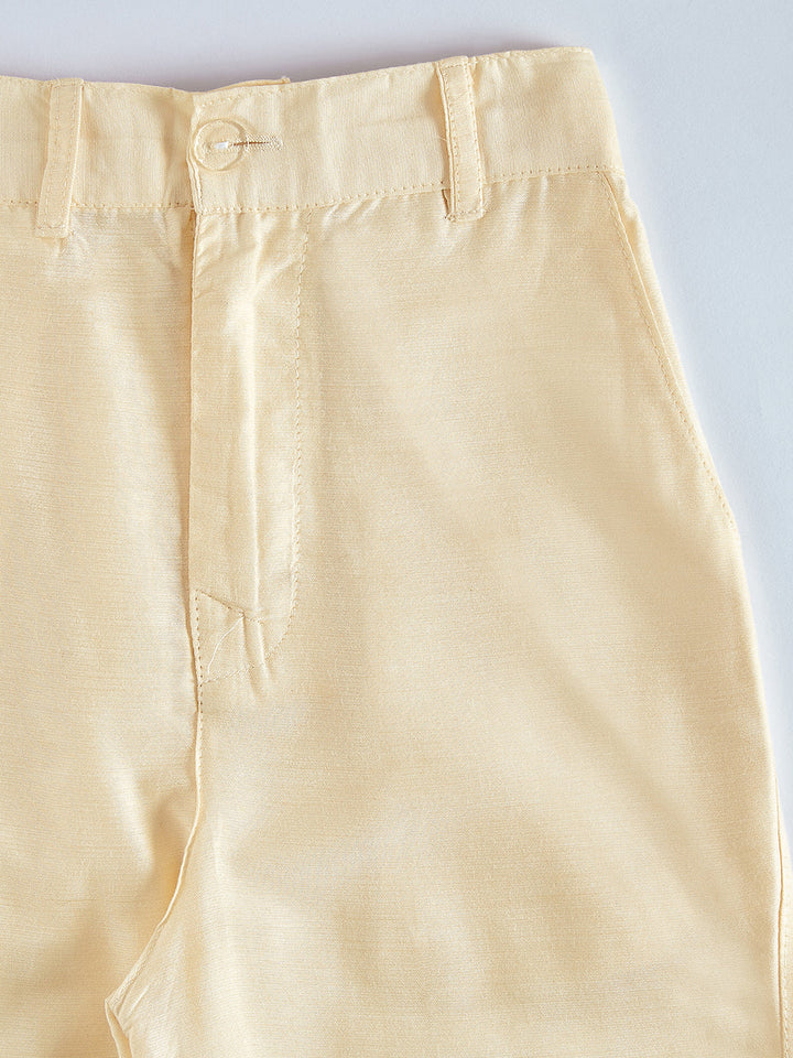 VASTRAMAY Boys' Multicolour Kurta And Pyjama Set - qivii