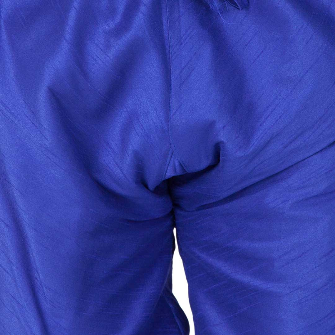 Vastramay Boys' Brown Cotton Silk Kurta and Pyjama Set - qivii