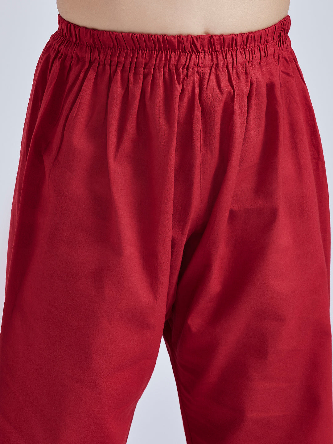 VASTRAMAY Boys' Mint Green Kurta Pyjama Set - qivii