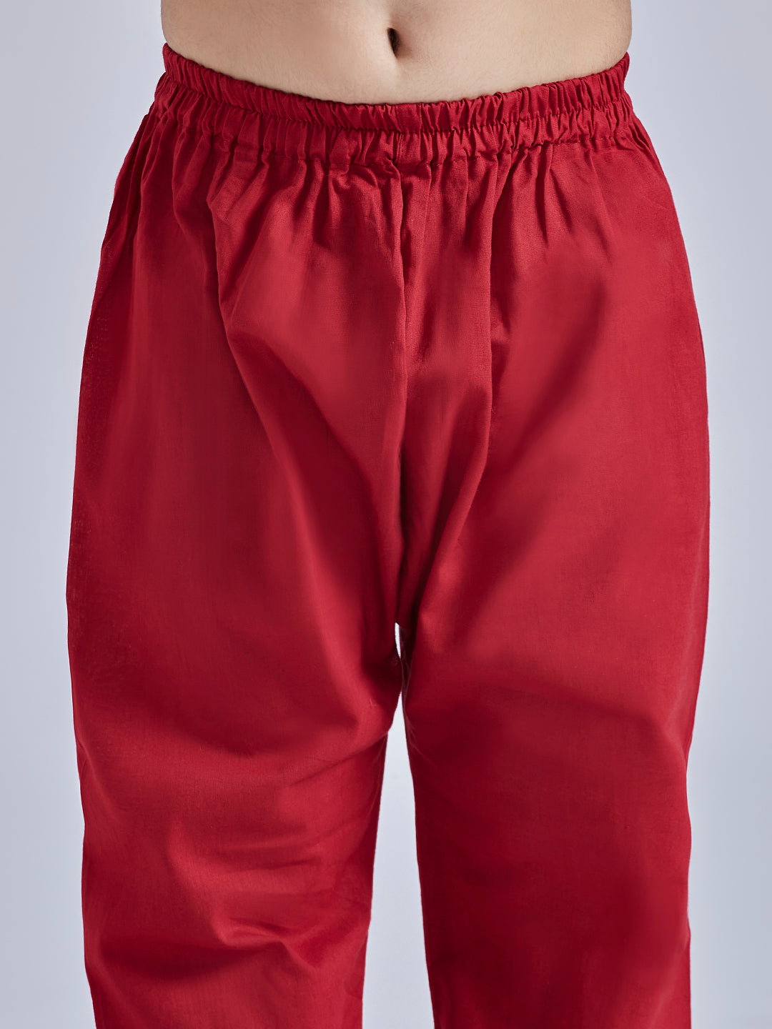 VASTRAMAY Boys' Multicolour And White Kurta Pyjama Set - qivii