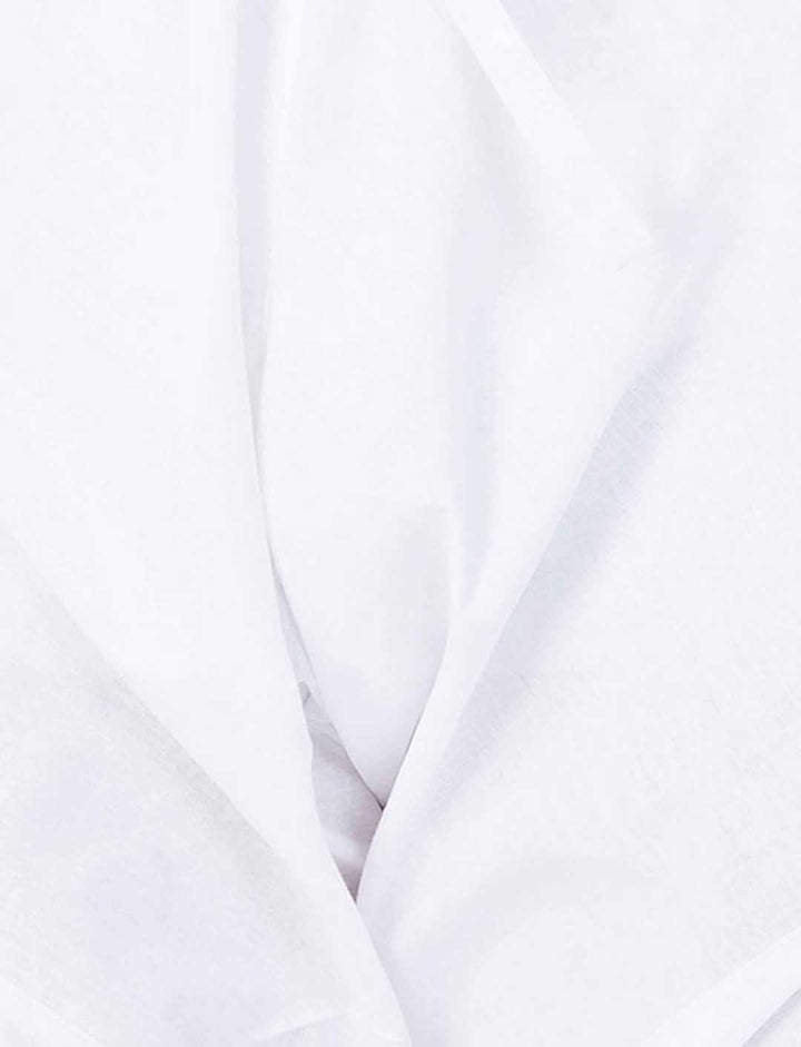 VASTRAMAY Boys' White Cotton Silk Kurta and Pyjama Set - qivii