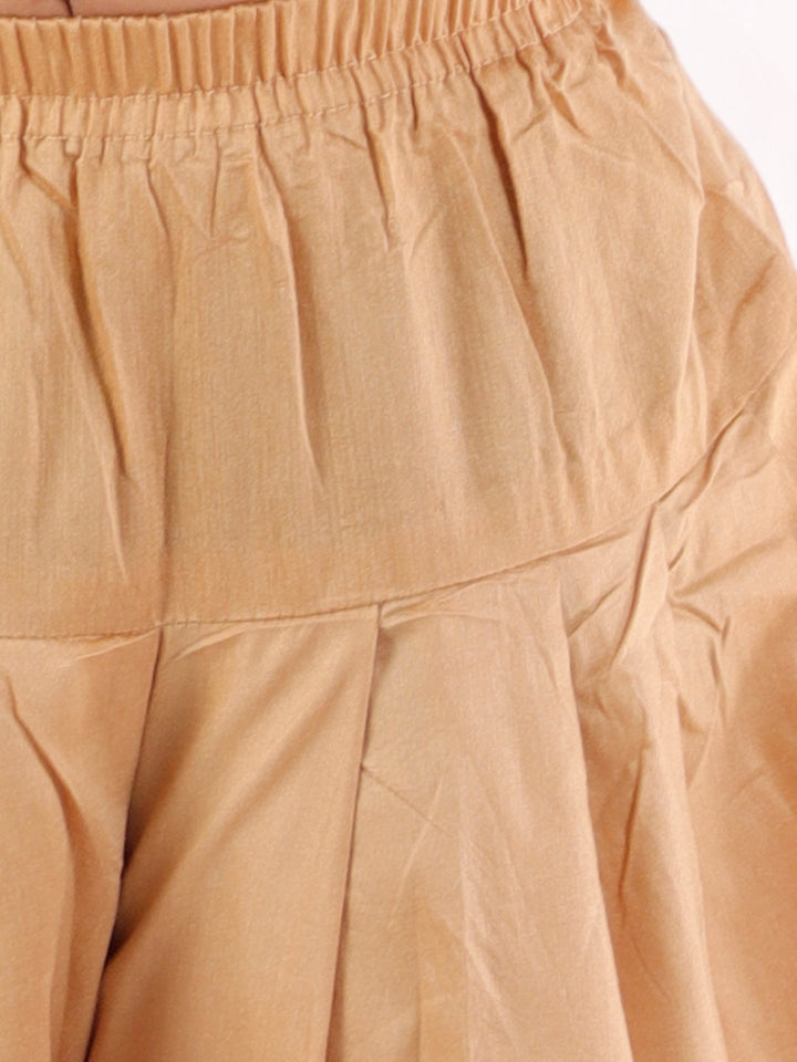 VASTRAMAY Boys' Wine Cotton Silk Blend Kurta and Dhoti Pant Set - qivii