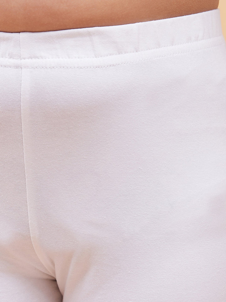 VASTRAMAY Girls Aqua Blue Floral Printed Kurta With Leggings And Dupatta Set - qivii