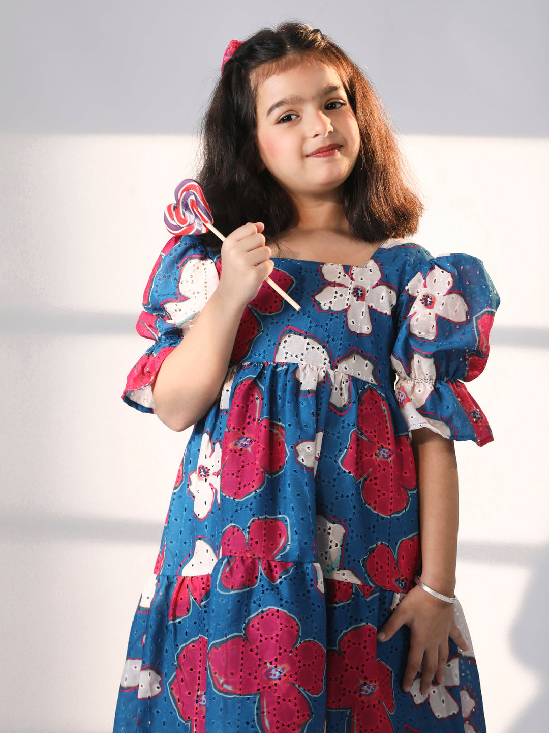 VASTRAMAY Girls' Blue Dress - qivii