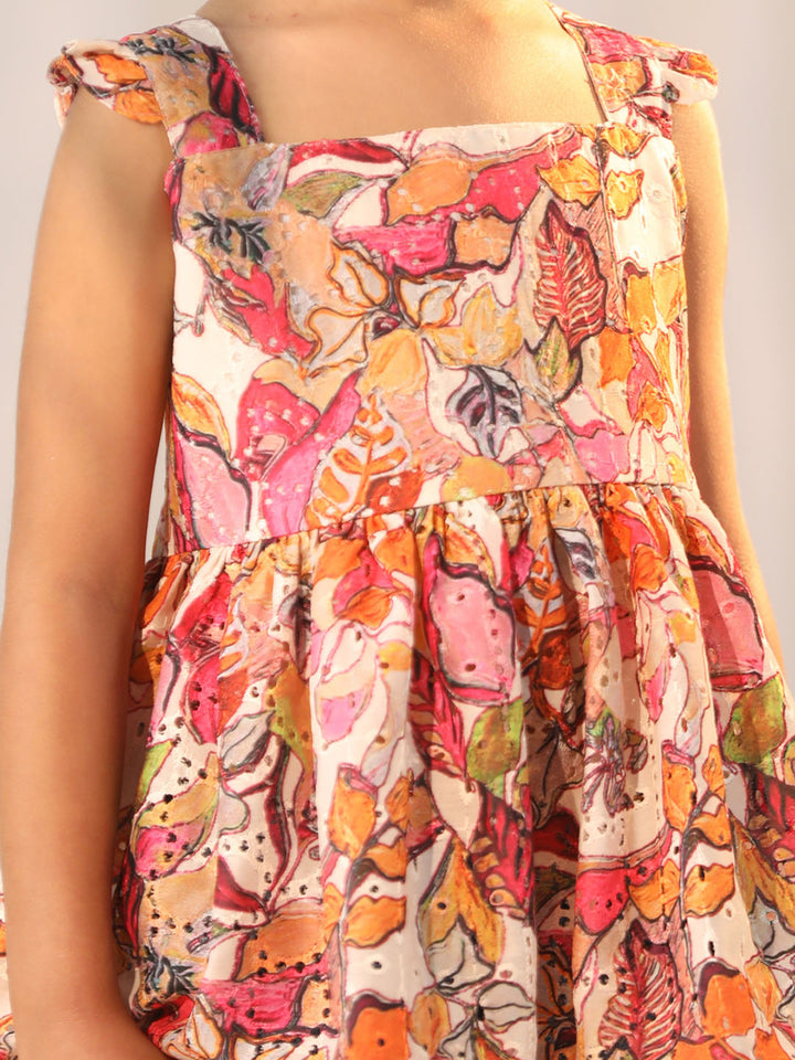 VASTRAMAY Girls' Multi color Tunic - qivii