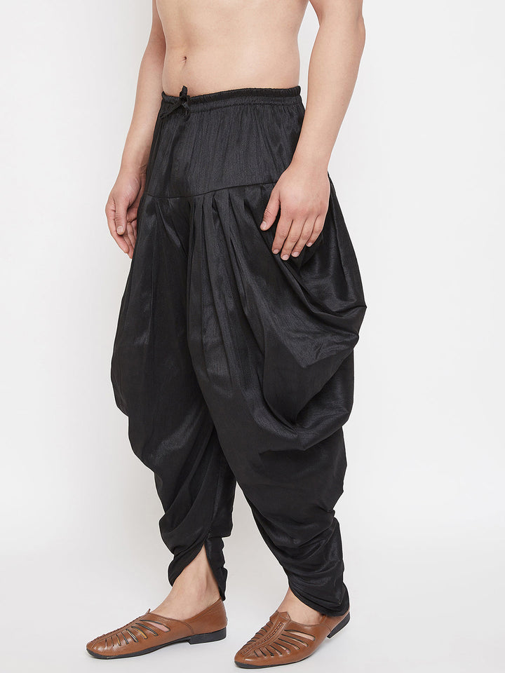 Men's Black Dhoti Pants