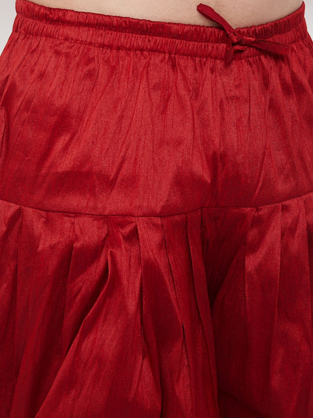 Men's Maroon Dhoti Pants