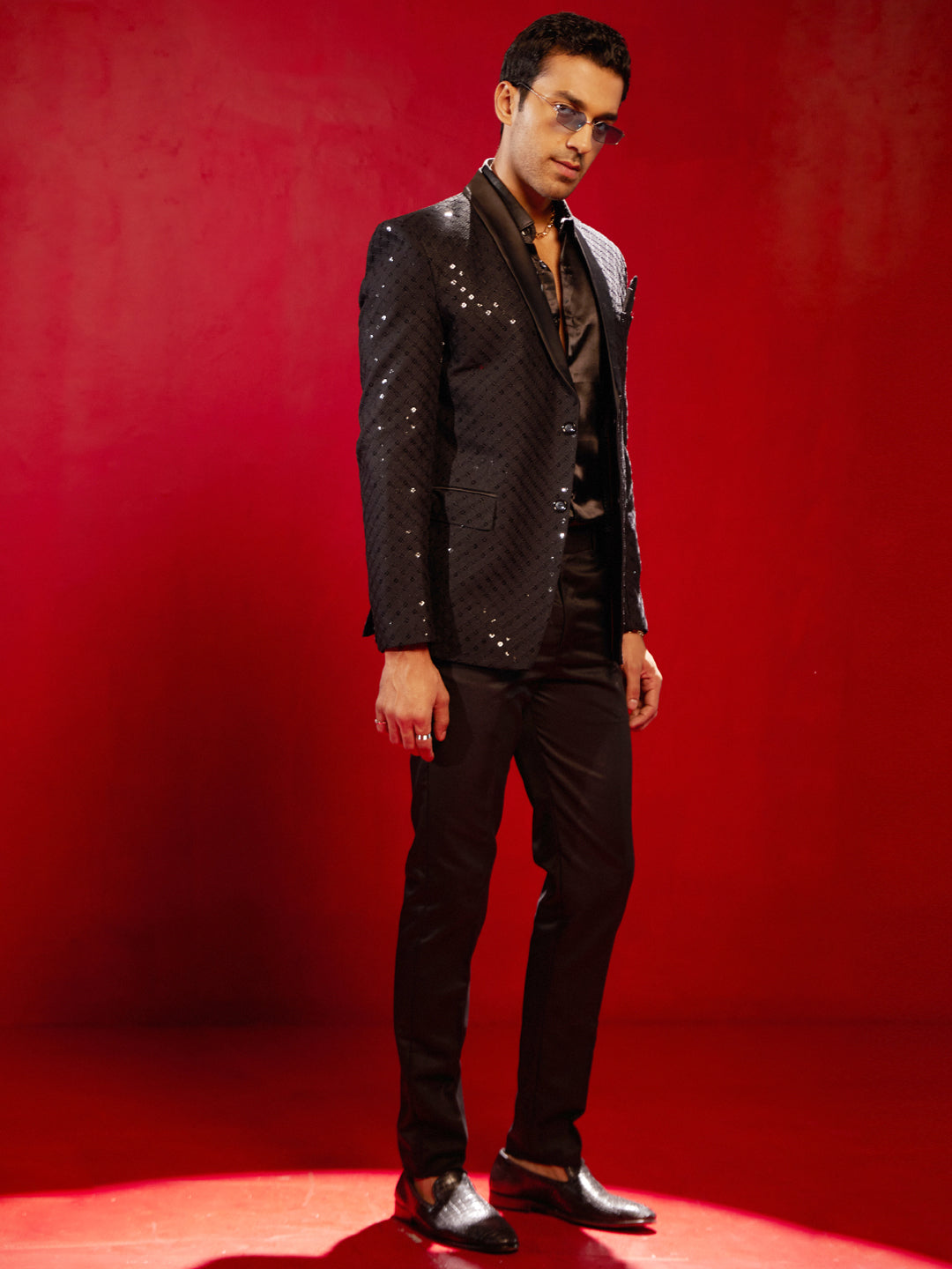 Men's Black Schiflli Blazer