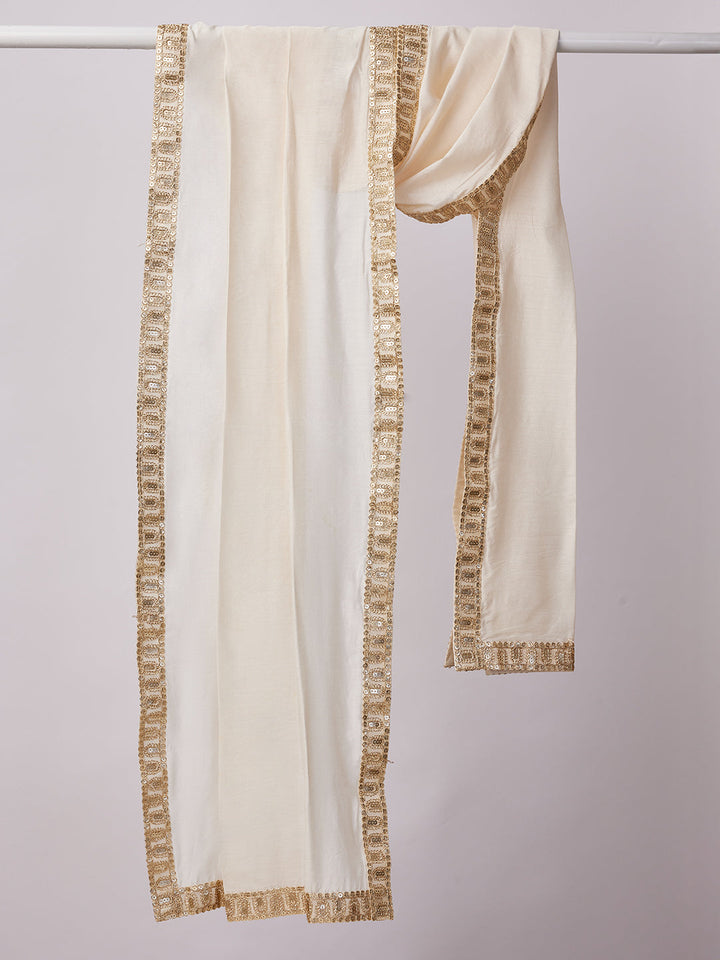 Men's Cream Dupatta