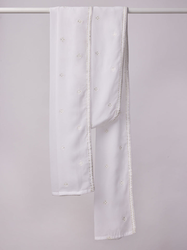 Men's White - Dupatta