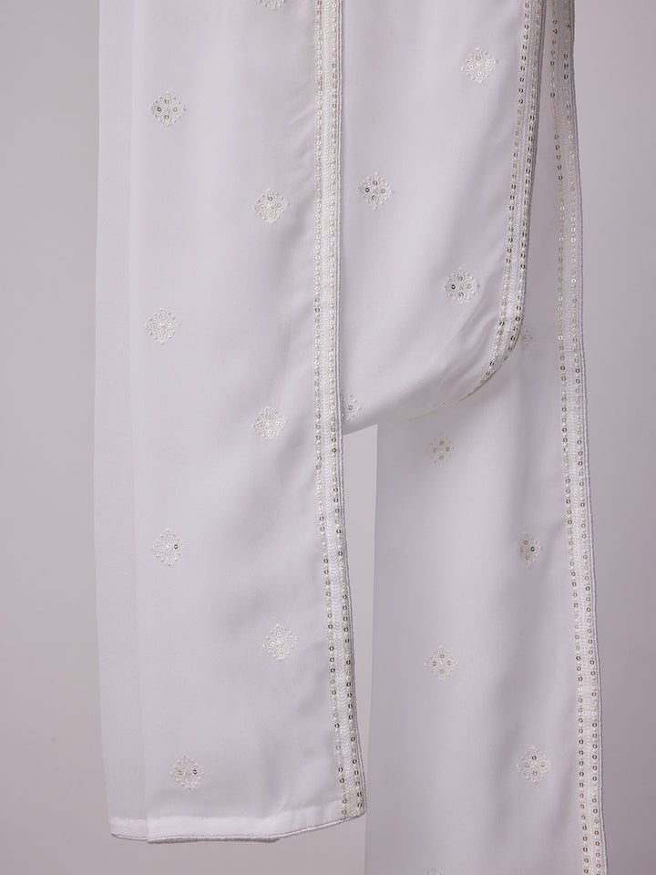 Men's White - Dupatta