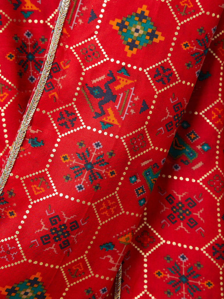 Men's Red - Dupatta