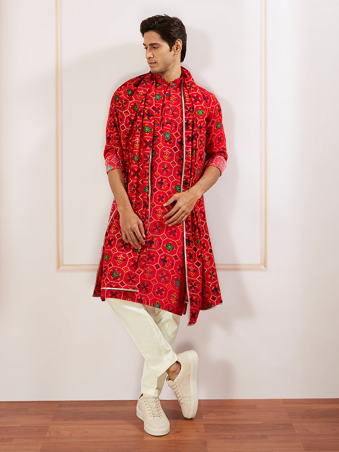 Men's Red - Dupatta