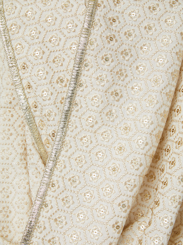 Men's Off White - Dupatta