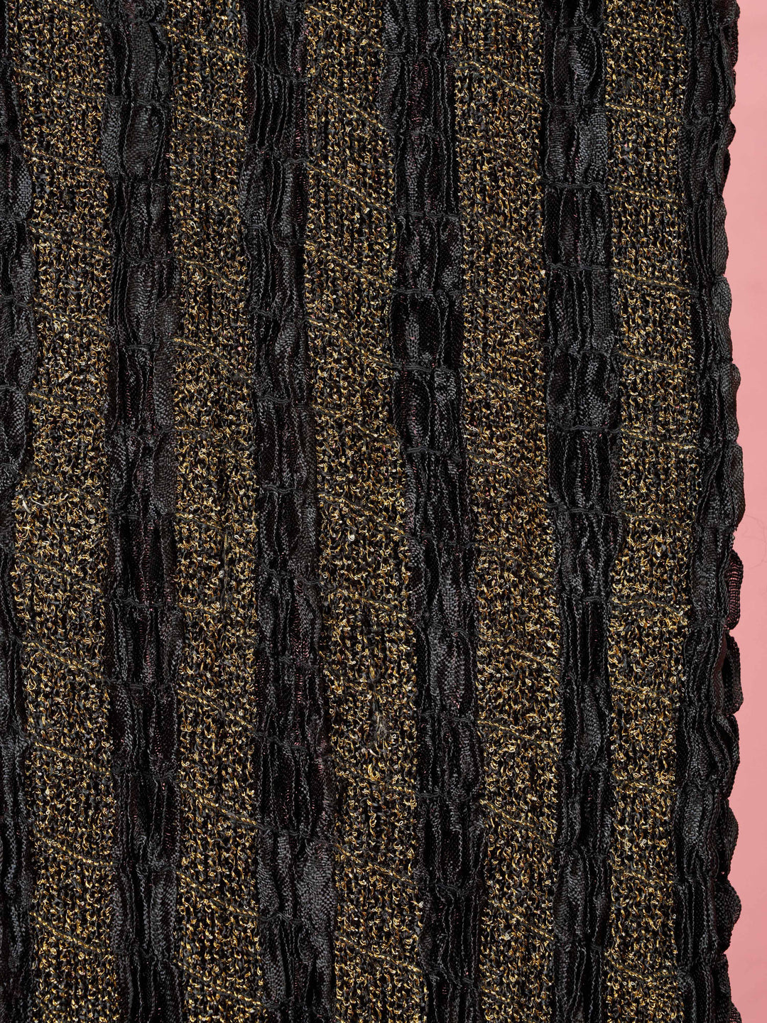 Elegant Black Crushed Dupatta