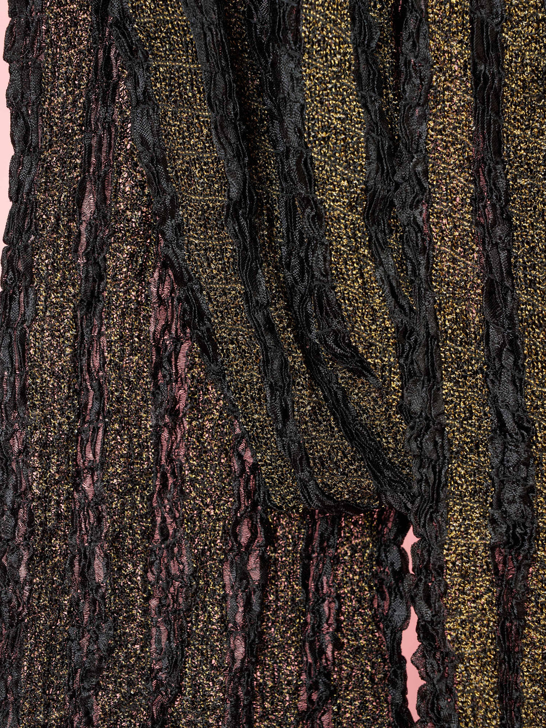 Elegant Black Crushed Dupatta