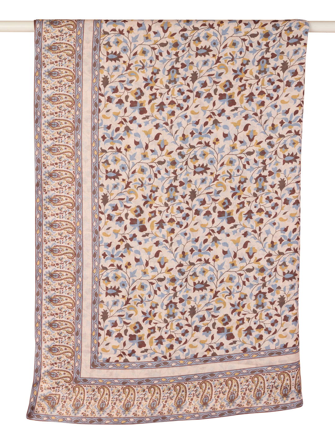 Men's Cream Digital Print Dupatta