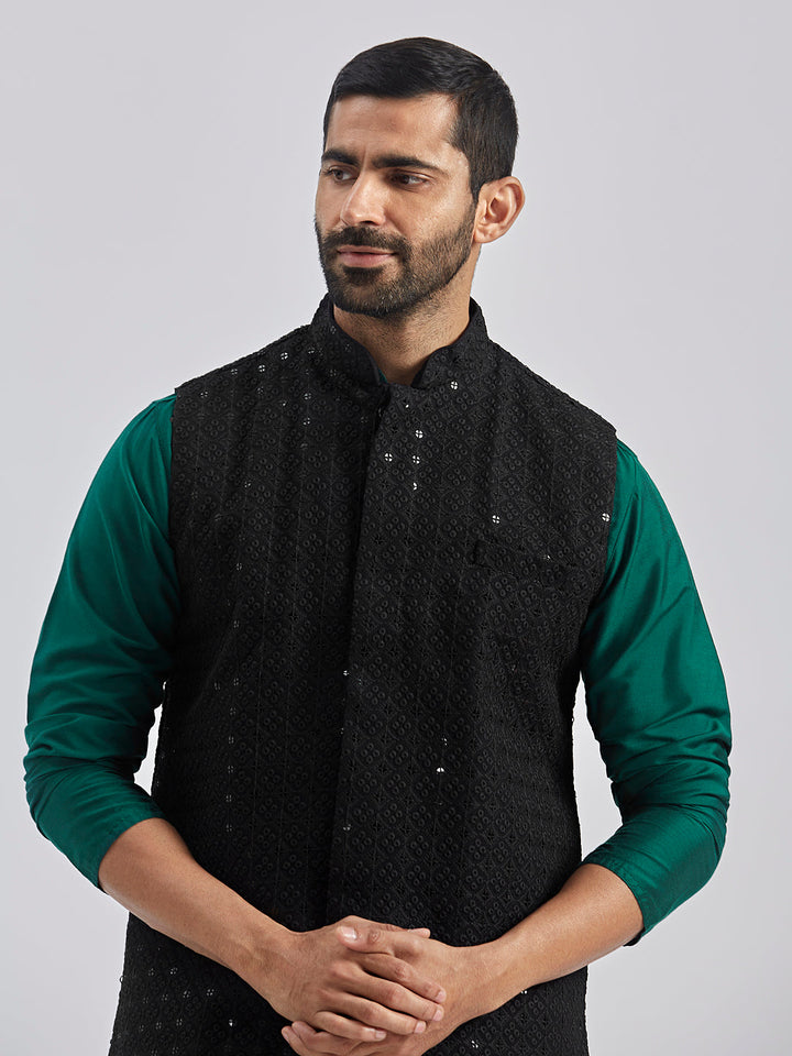 Men's Black - Nehru Jacket